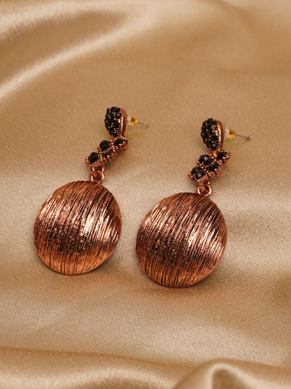 Noir Orb Statement Earrings