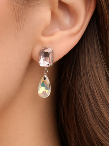 Blush Prism Drop Earrings