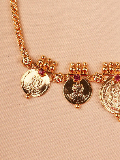 Lakshmi Coin Antique Necklace
