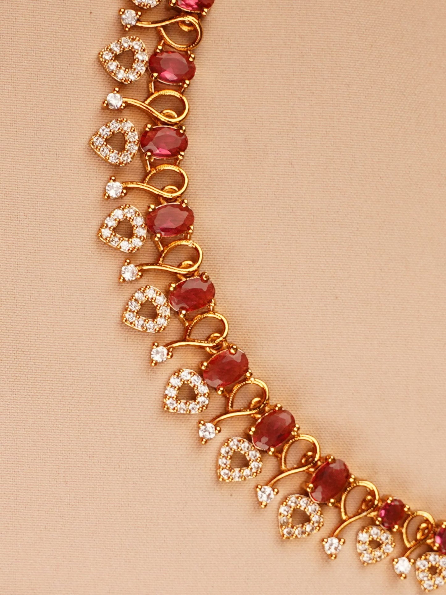 Ruhani Ruby Necklace Set
