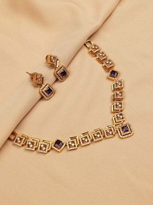 Aurelia Square Necklace Set