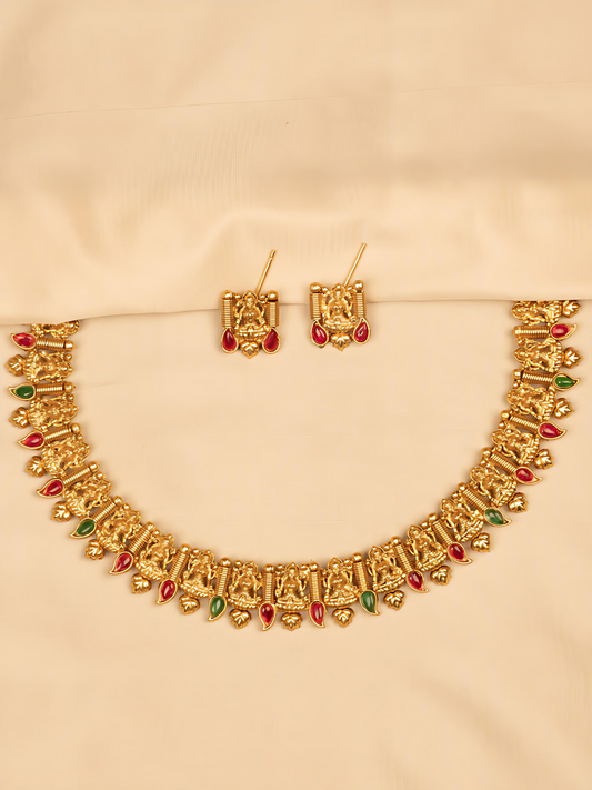 Lakshmi Designed Temple Jewellery – Traditional & Elegant KC568