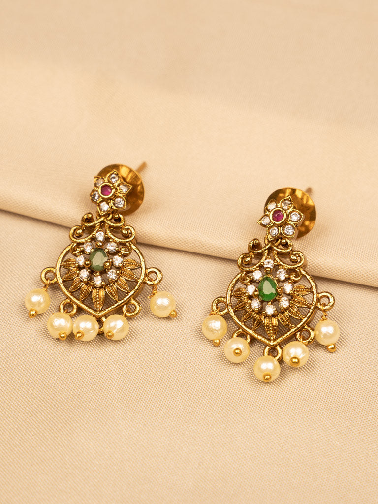 Exquisite Temple Jewellery Necklace Set