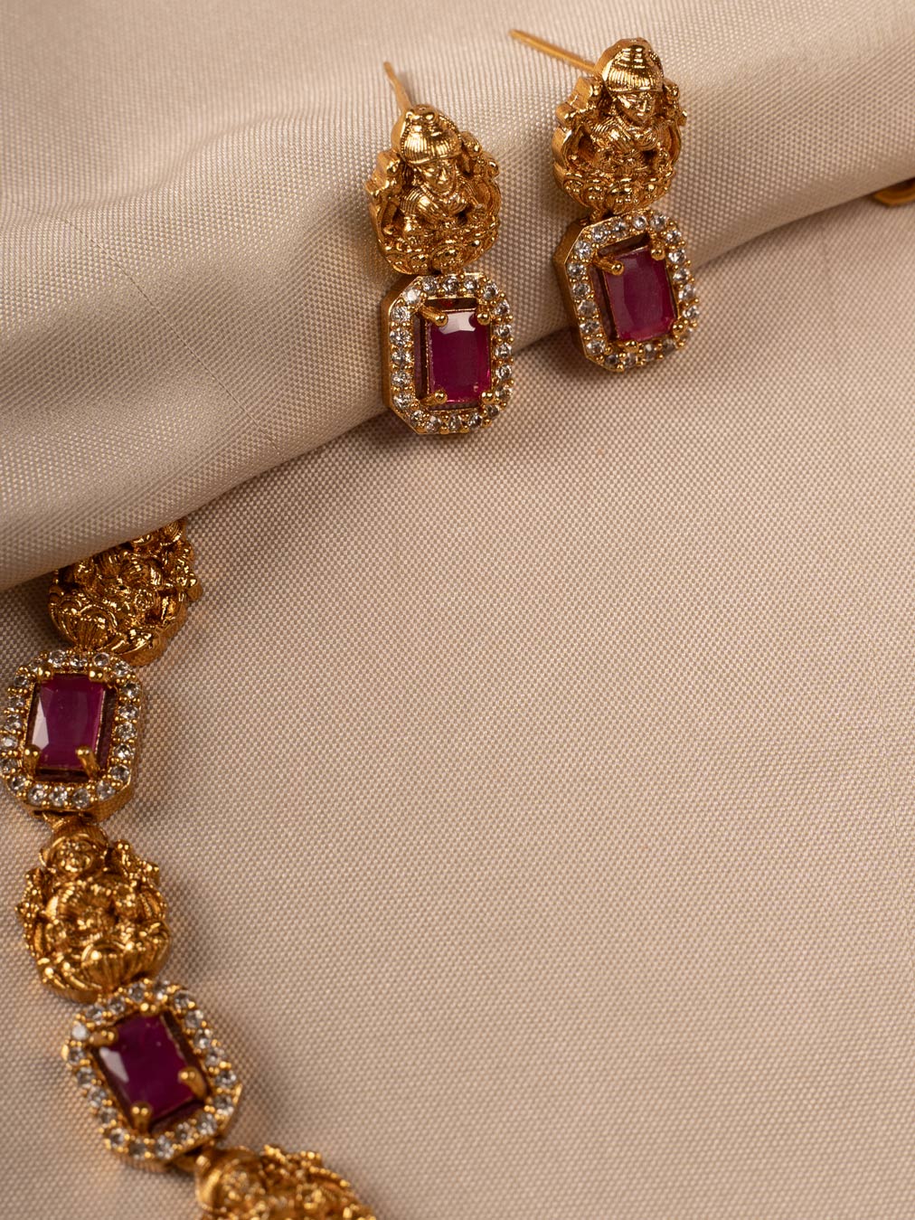 temple jewellery necklace set