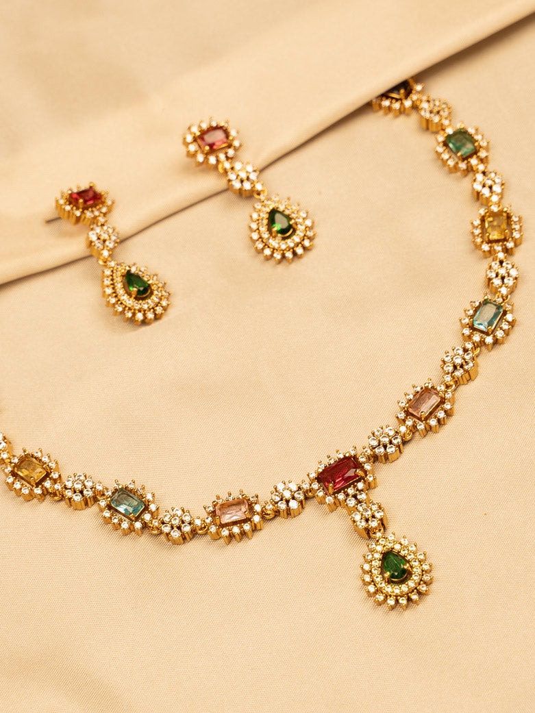 Stunning Multi-Colour Necklace – Vibrant, Elegant KC571