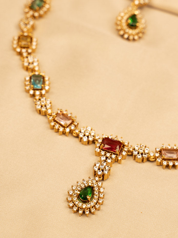 Stunning Multi-Colour Necklace – Vibrant, Elegant KC571