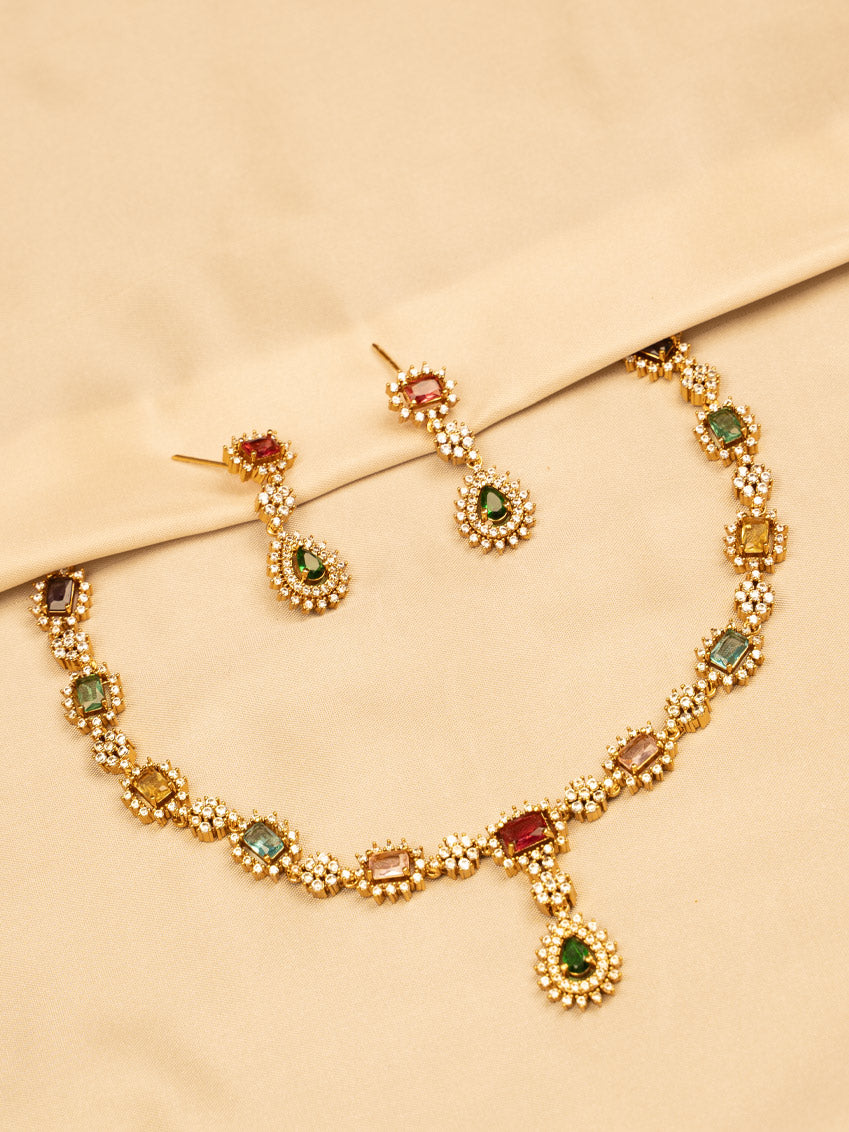Stunning Multi-Colour Necklace – Vibrant, Elegant KC571