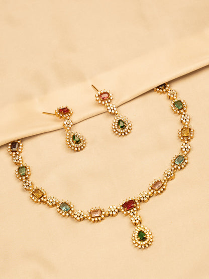 Stunning Multi-Colour Necklace – Vibrant, Elegant KC571