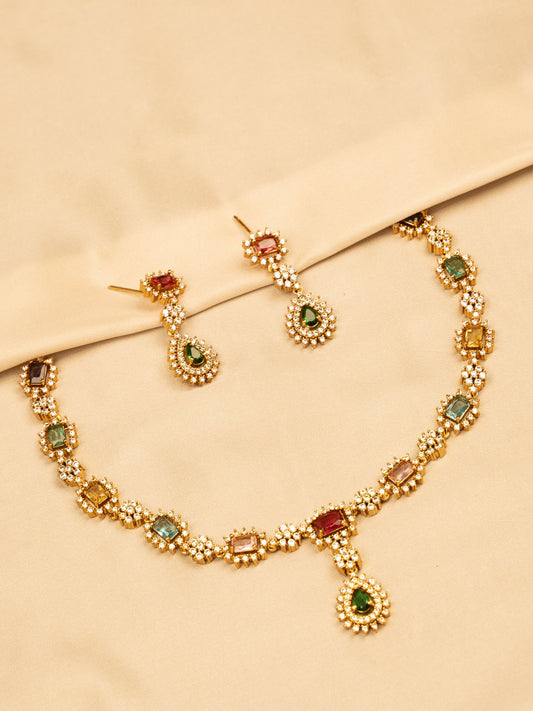 Stunning Multi-Colour Necklace – Vibrant, Elegant KC571